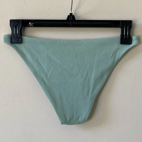 L*SPACE Gemma Ribbed Bikini in Light Turquoise - Small - Picture 9 of 16